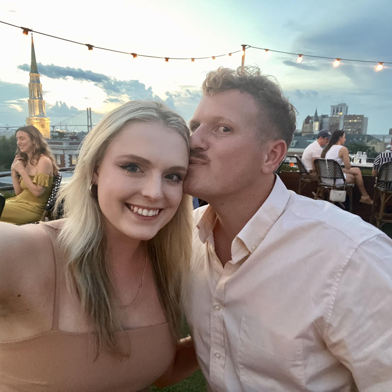 Our second anniversary at Perry Lane rooftop bar