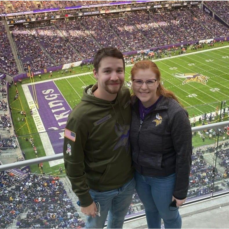 First Viking Game together in 2022! SKOL!!!