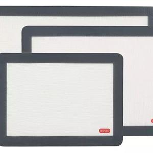 Dexas 3-Pack Silicone Baking Mats, Grey