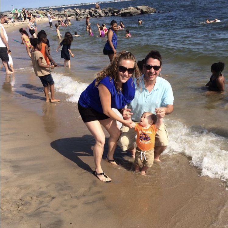 Even Alex loves the beach!!