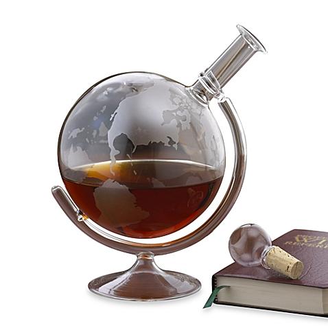 Wine Enthusiast™ Etched Globe Spirits Decanter