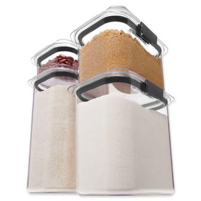 Rubbermaid 4-Piece Brilliance Dry Storage Set