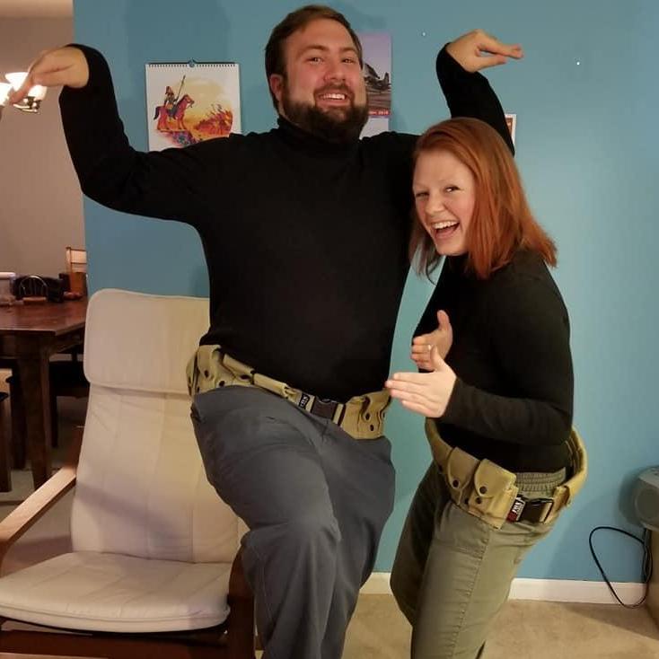 We always have each other's backs, like Kim Possible and Ron Stoppable!