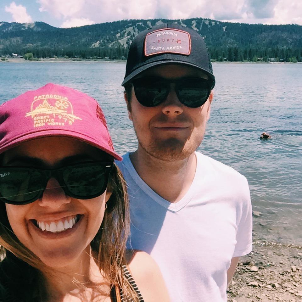 Big Bear Lake. (Featuring Eddie in the background).
