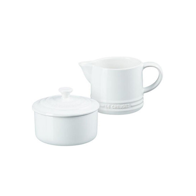 Signature Cream and Sugar Set in White