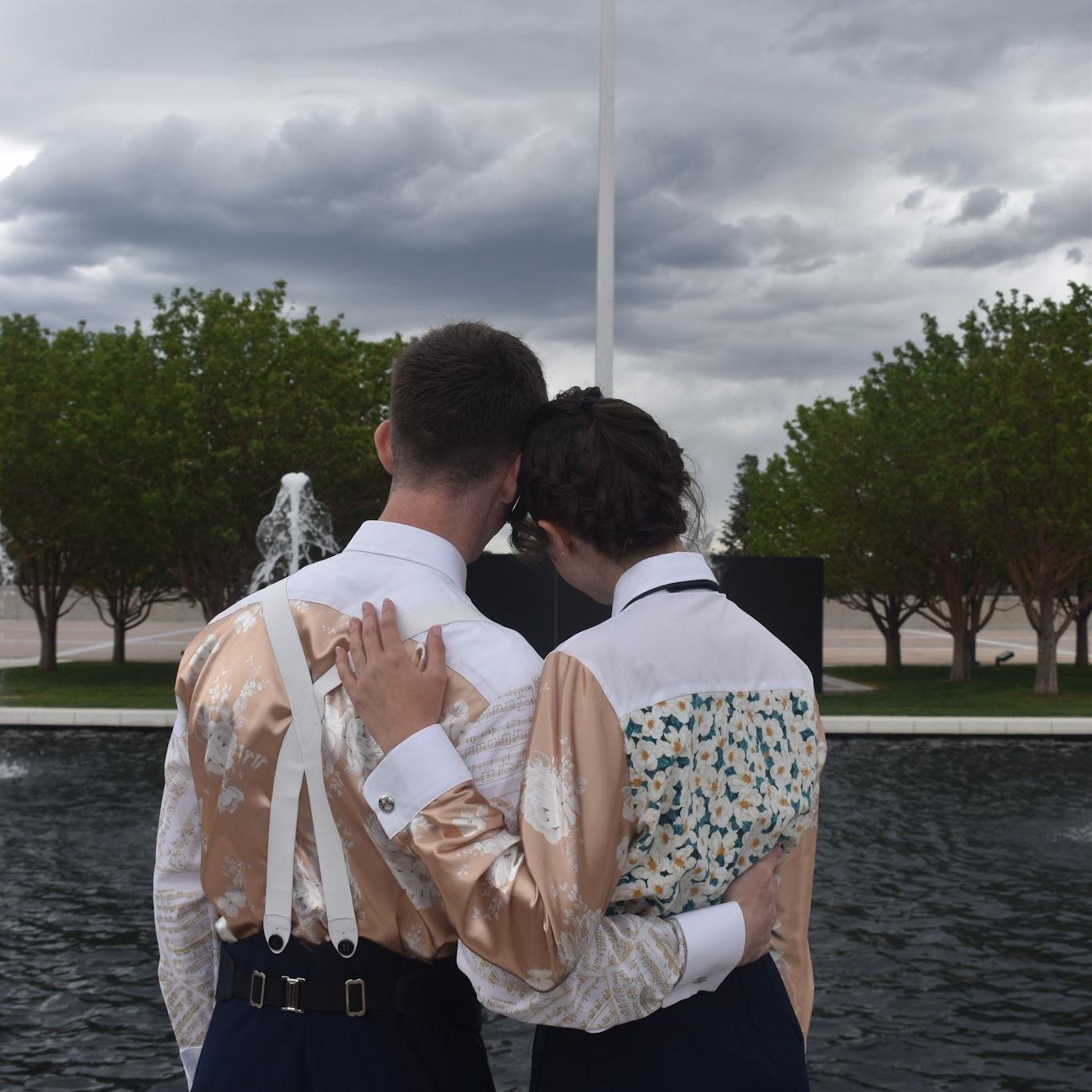 Ring dance photos featuring our matching party sleeves.