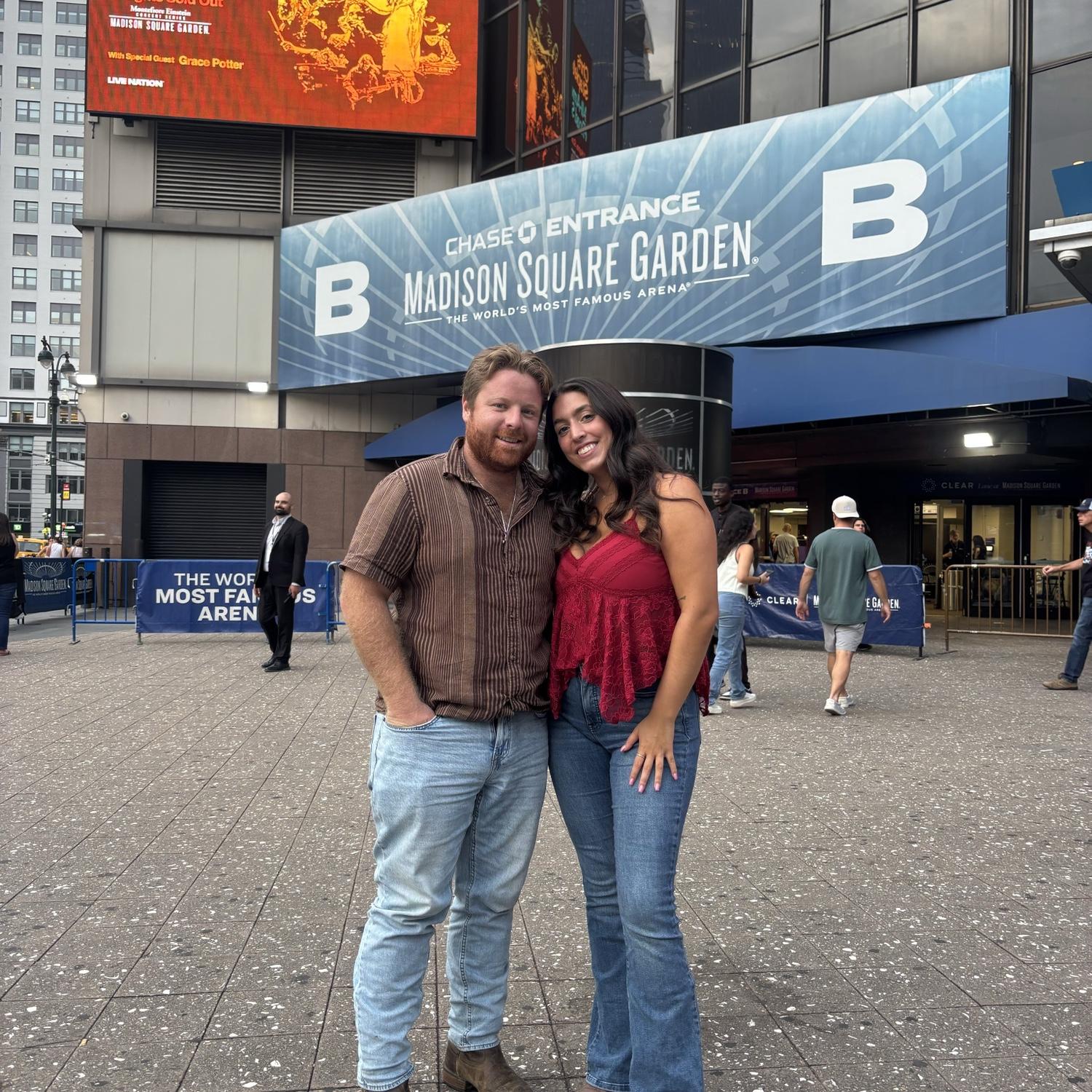 Birthday trip to see one of our favorite artists, Chris Stapleton!
