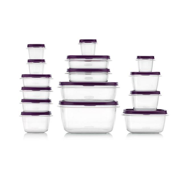 Rubbermaid 30pc Easy Find Lids Amethyst
