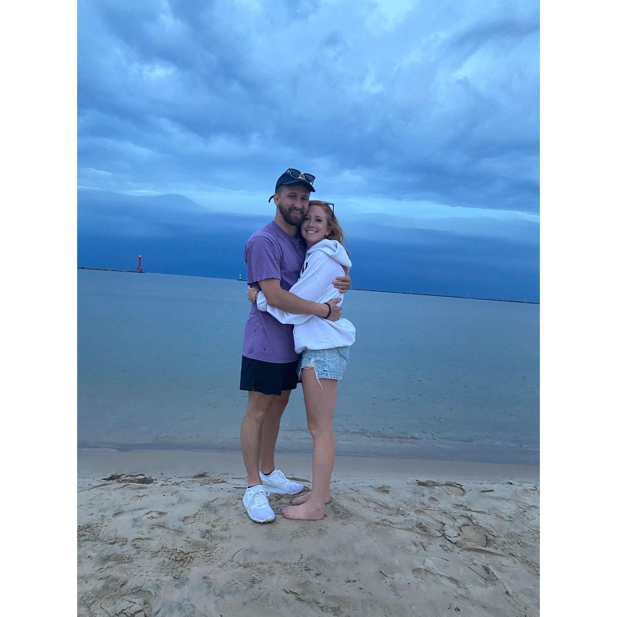 After a night at The Deck with friends