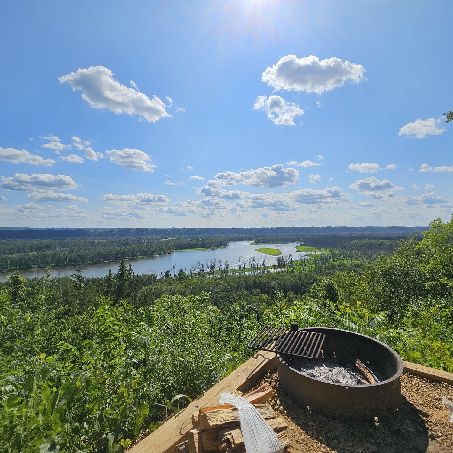 Our magical campsite with the best view and beautiful memories.