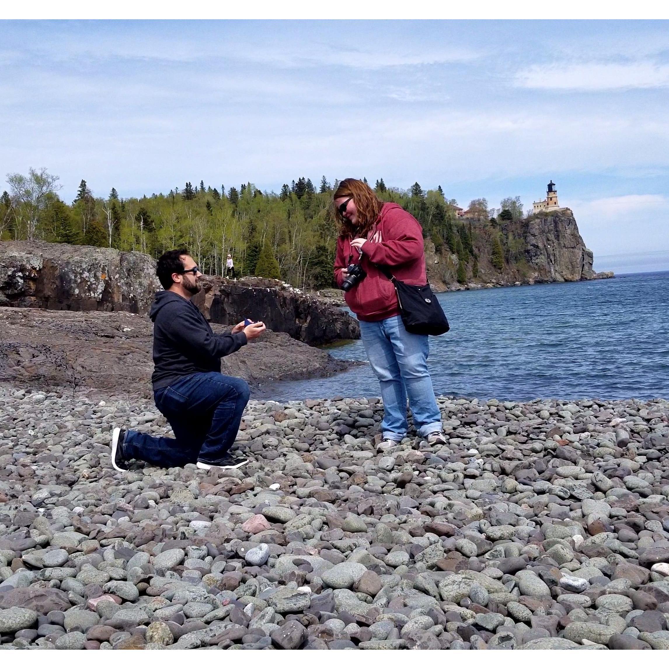Allen: Will you marry me?
Nicole: Obviously! Ummm Yeah!