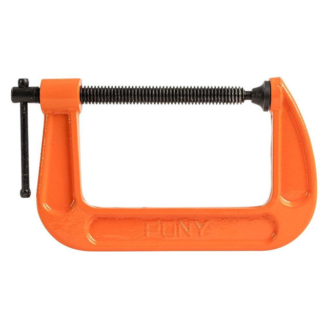 Pony Jorgensen 2650 5-Inch C-Clamp, Orange