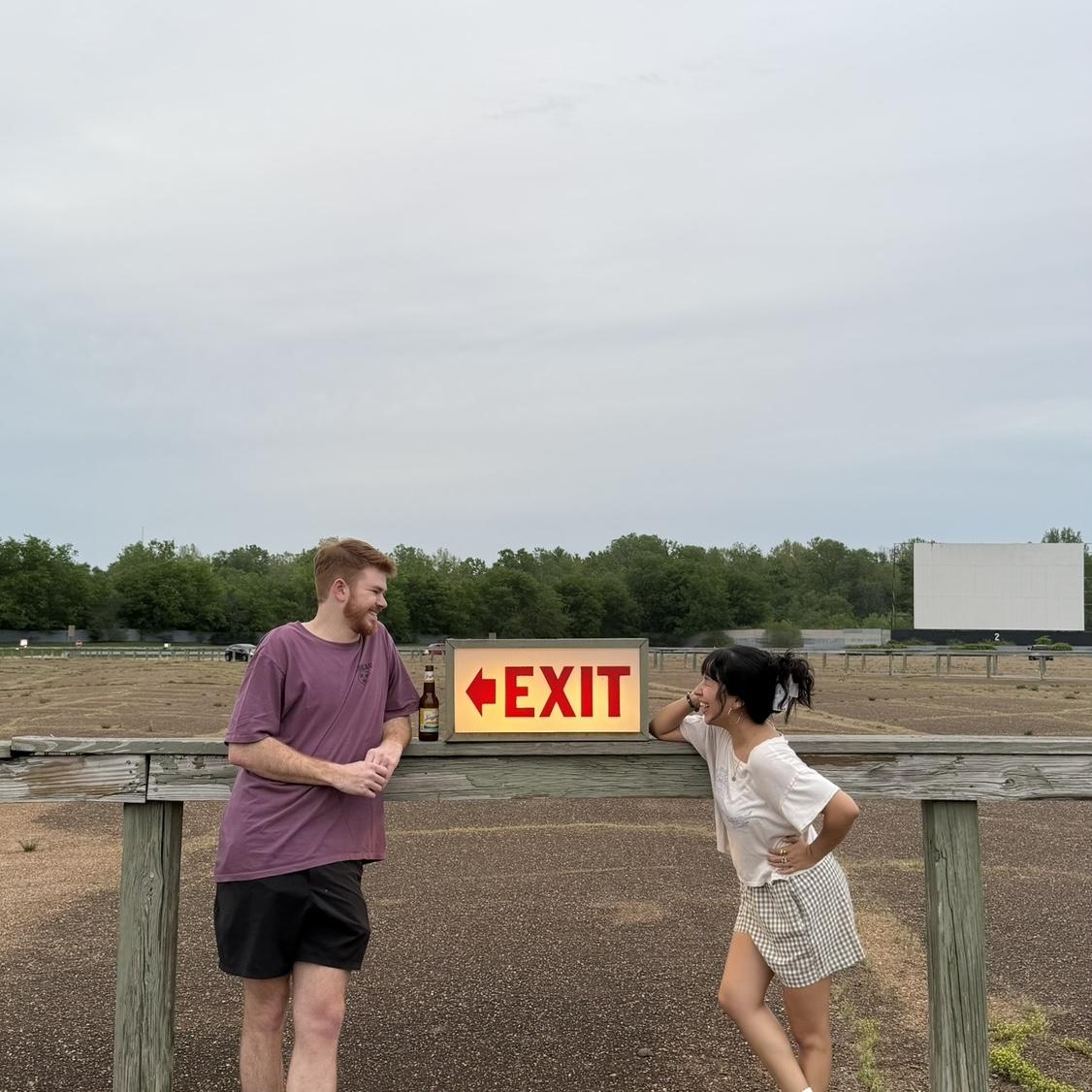 Last time at the drive in before they closed for good </3