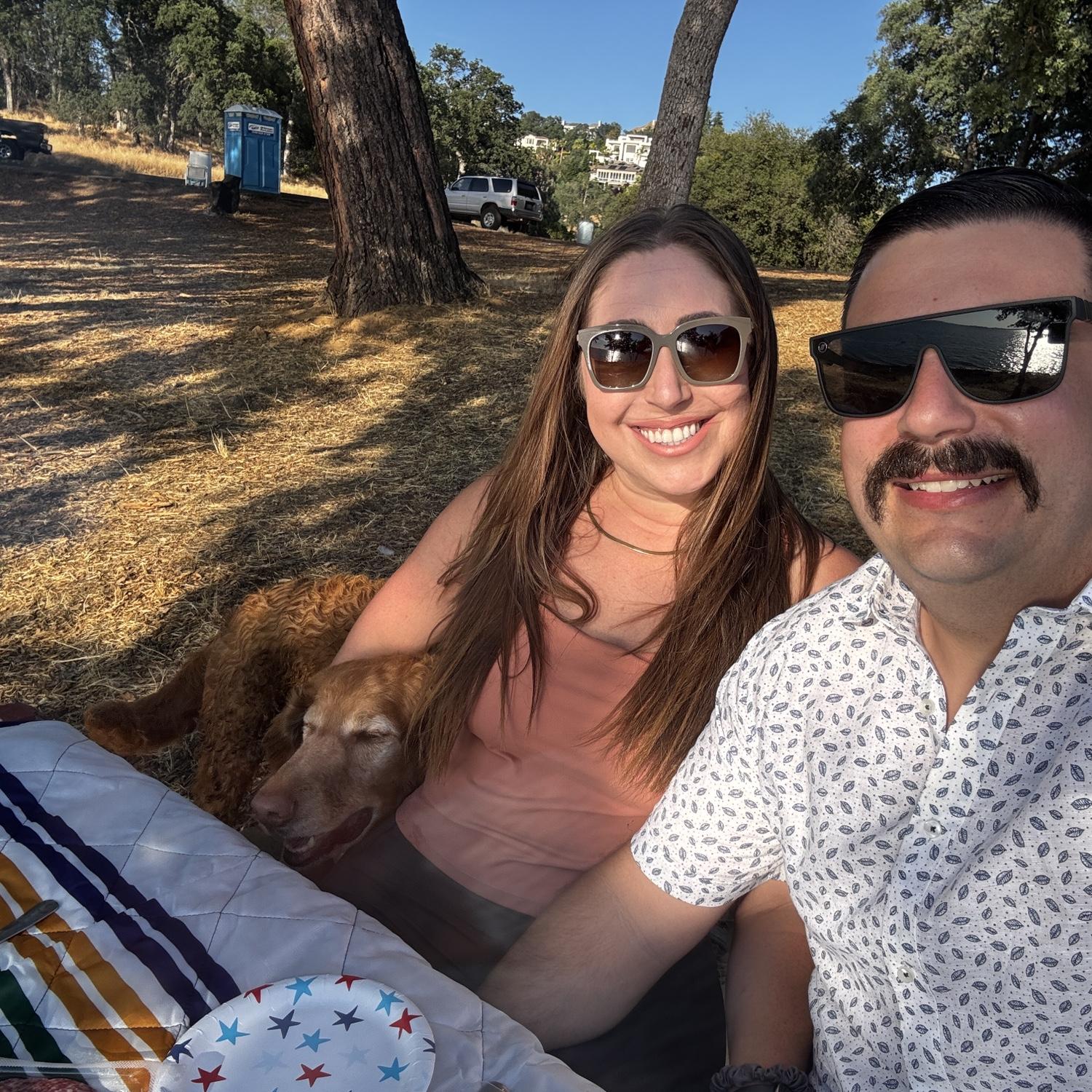 Date 3, lake picnic, where we both knew this was something serious!