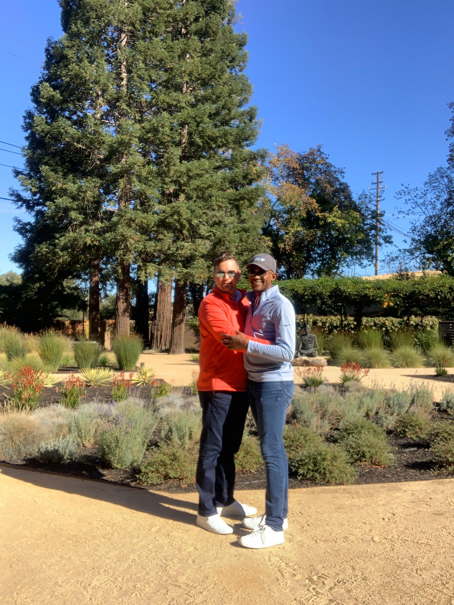 Pics of us in Napa Valley where we really became a thing.