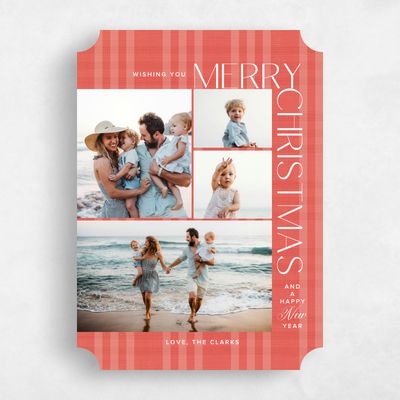 Red Ticket Holiday Card - Mackenzie