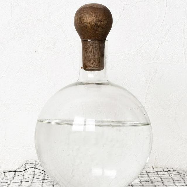 Round Glass Decanter