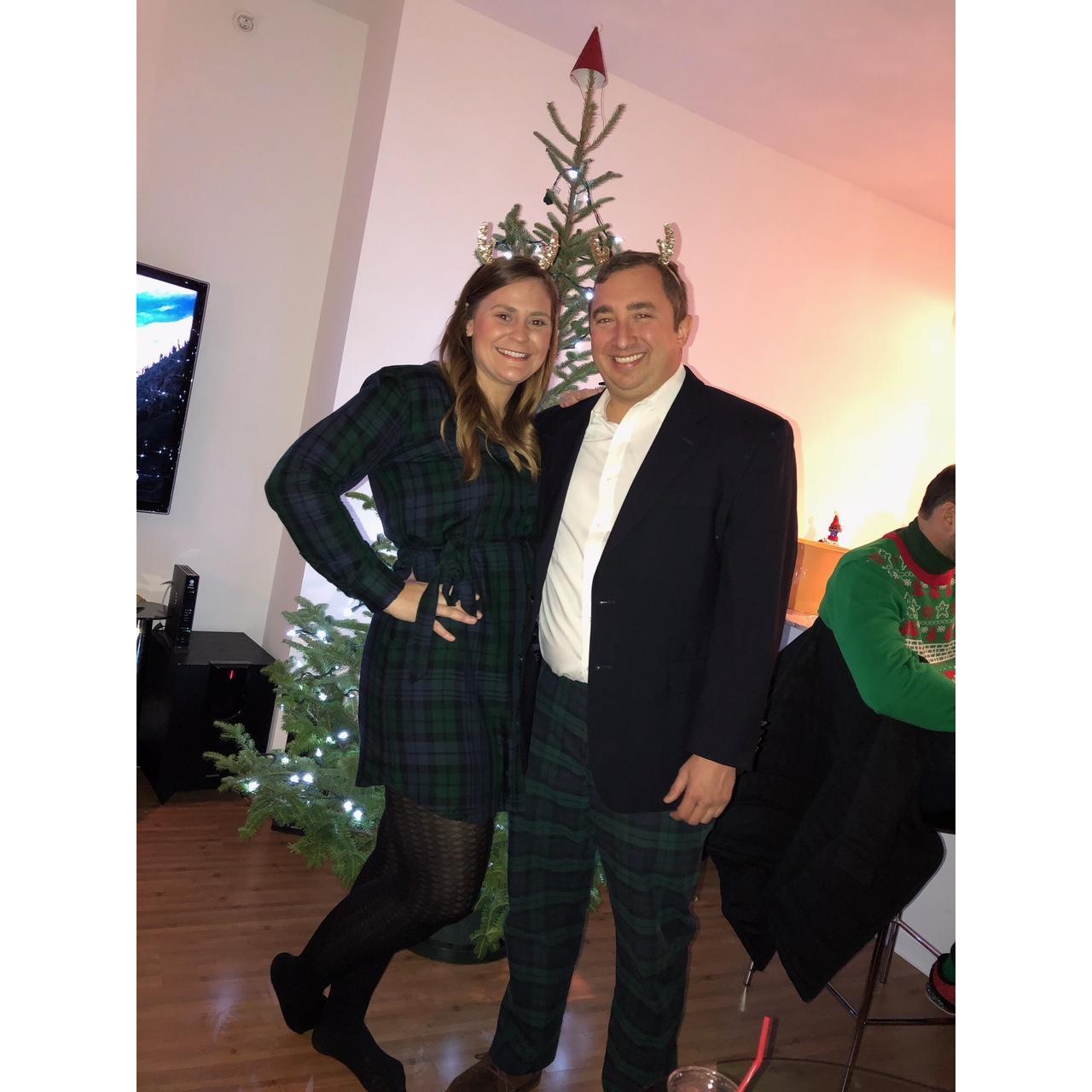 Starting the Christmas season strong in matching outfits!