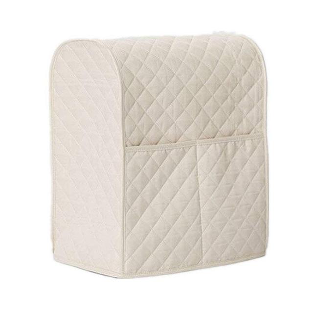 Kitchen Mixer Cover, Hanhan Stand Mixer Cover Organizer Bag Gadget Tool with Diamond Collection for Mixer to Keep Clean & Safe (Beige)