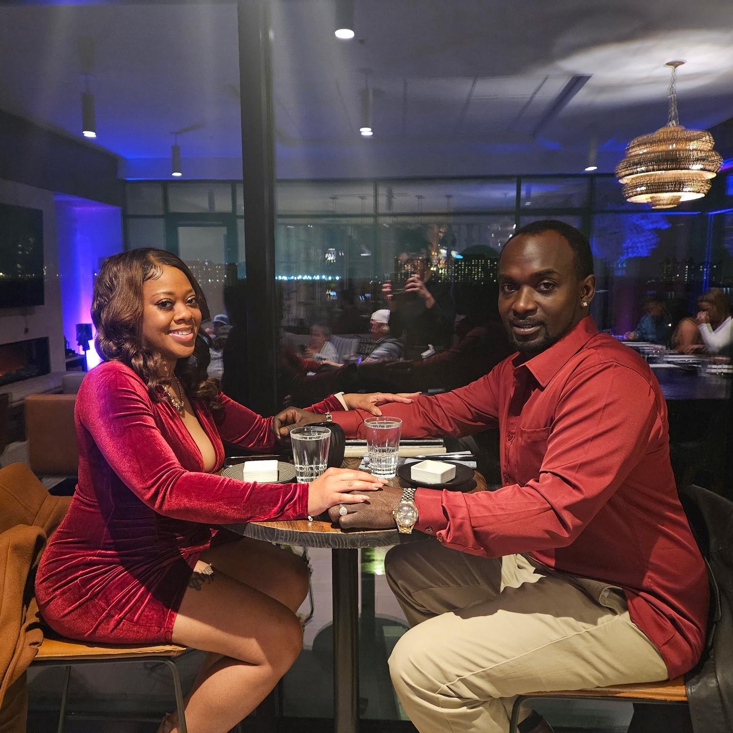 Our first Vday together in Orlando