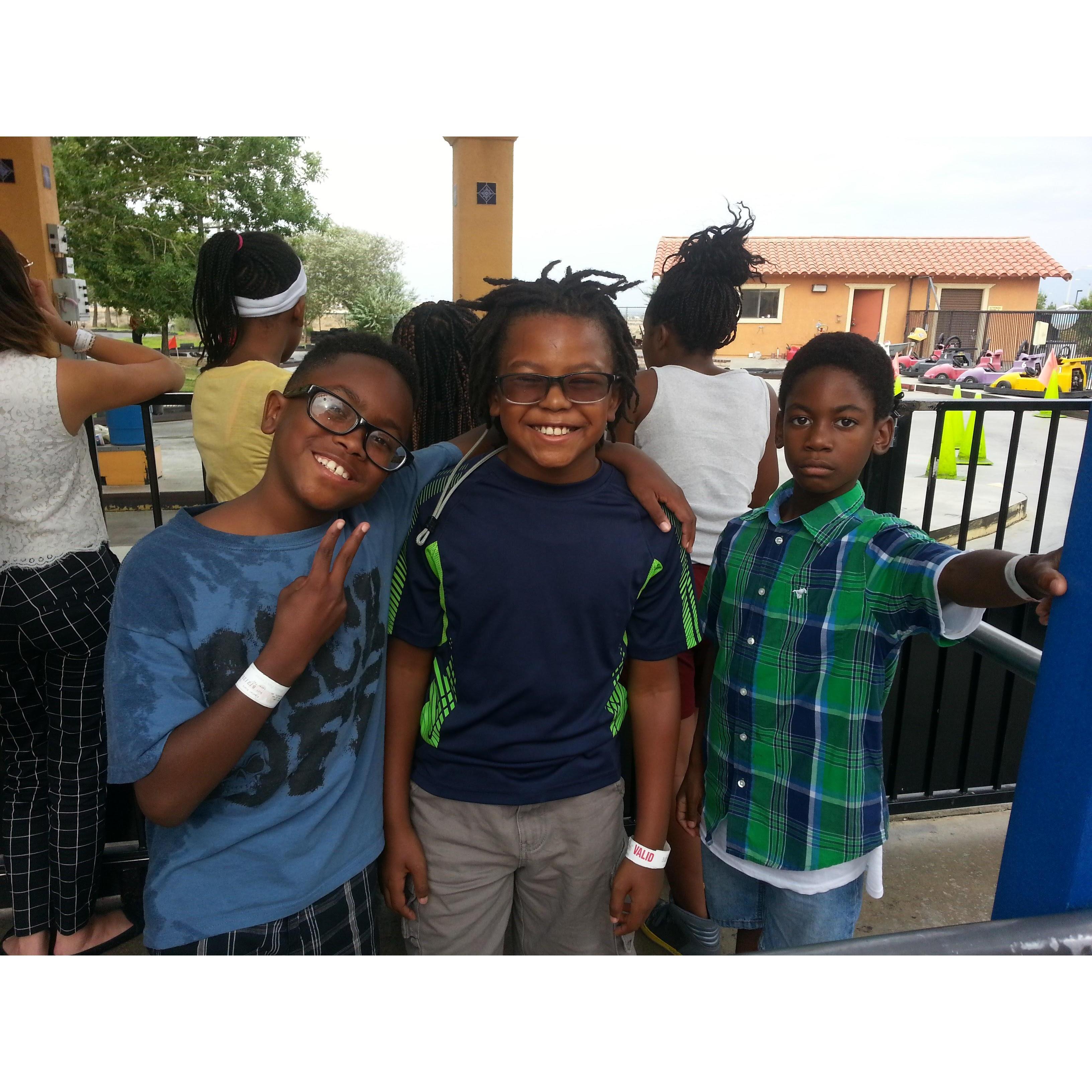 The boys...at Mulligans for Ryan's 10th Birthday. (2014)
