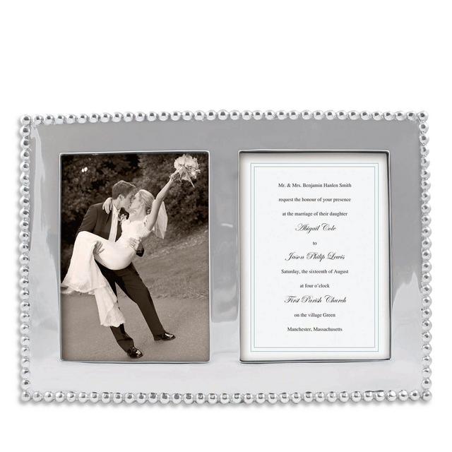 Mariposa Beaded Double 5" x 7" Frame