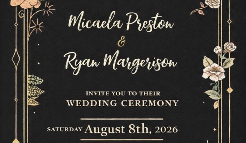 The Wedding Website of Micaela Preston and Ryan Margerison