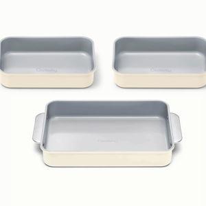 Rectangle Pan Trio - Cream