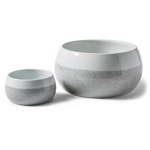 Crackled Glaze Deep Bowls