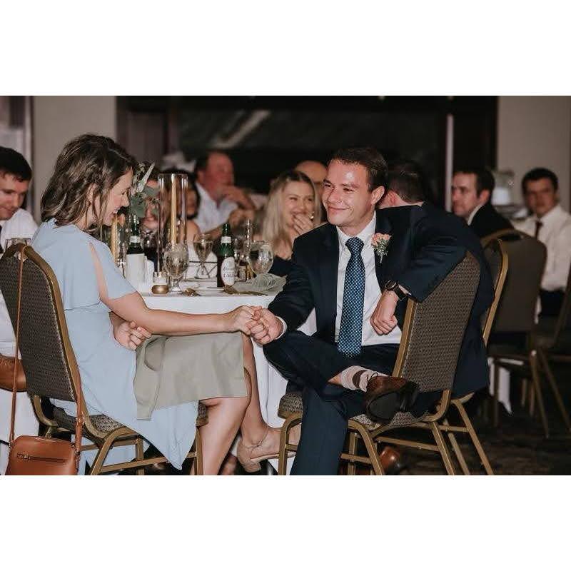 At Emily's wedding