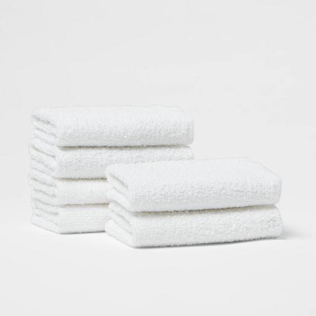 6pk Washcloth Set White - Room Essentials™
