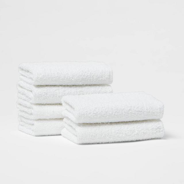 2pk Quick Dry Ribbed Bath Towel Set Light Gray - Threshold™