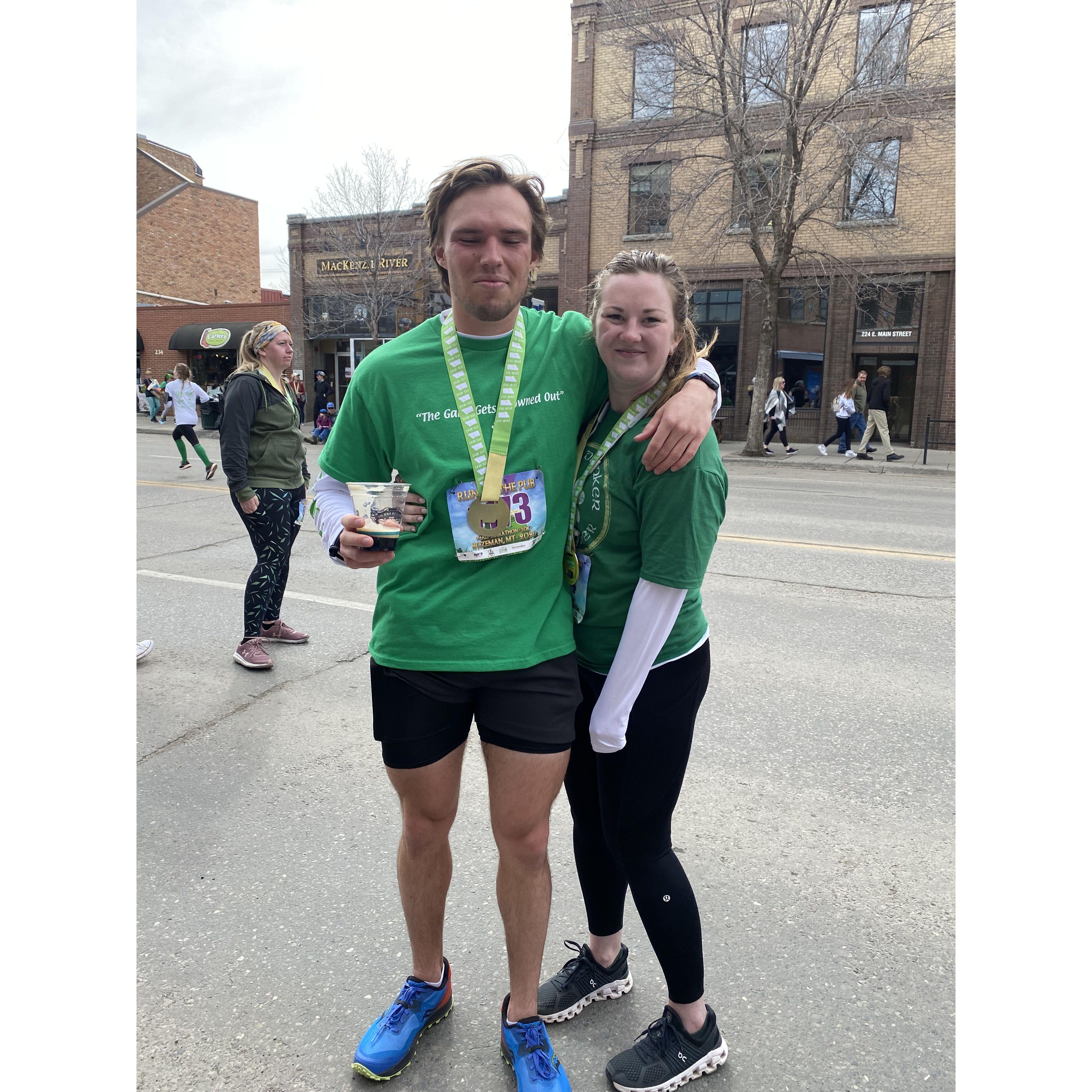 A half marathon and a 10k completed!