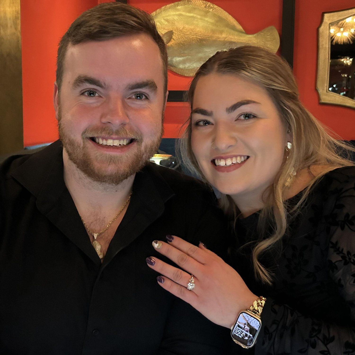 The day we got engaged!