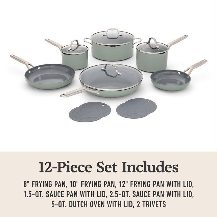 Calphalon, Ceramic Nonstick 12-Piece Cookware Set | Zola