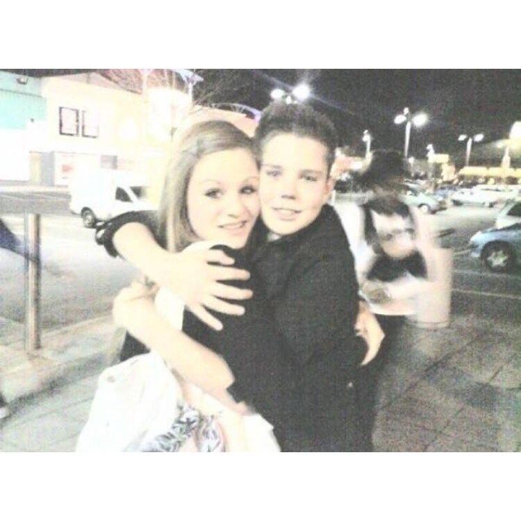 Our first ever photo back when we were about 13