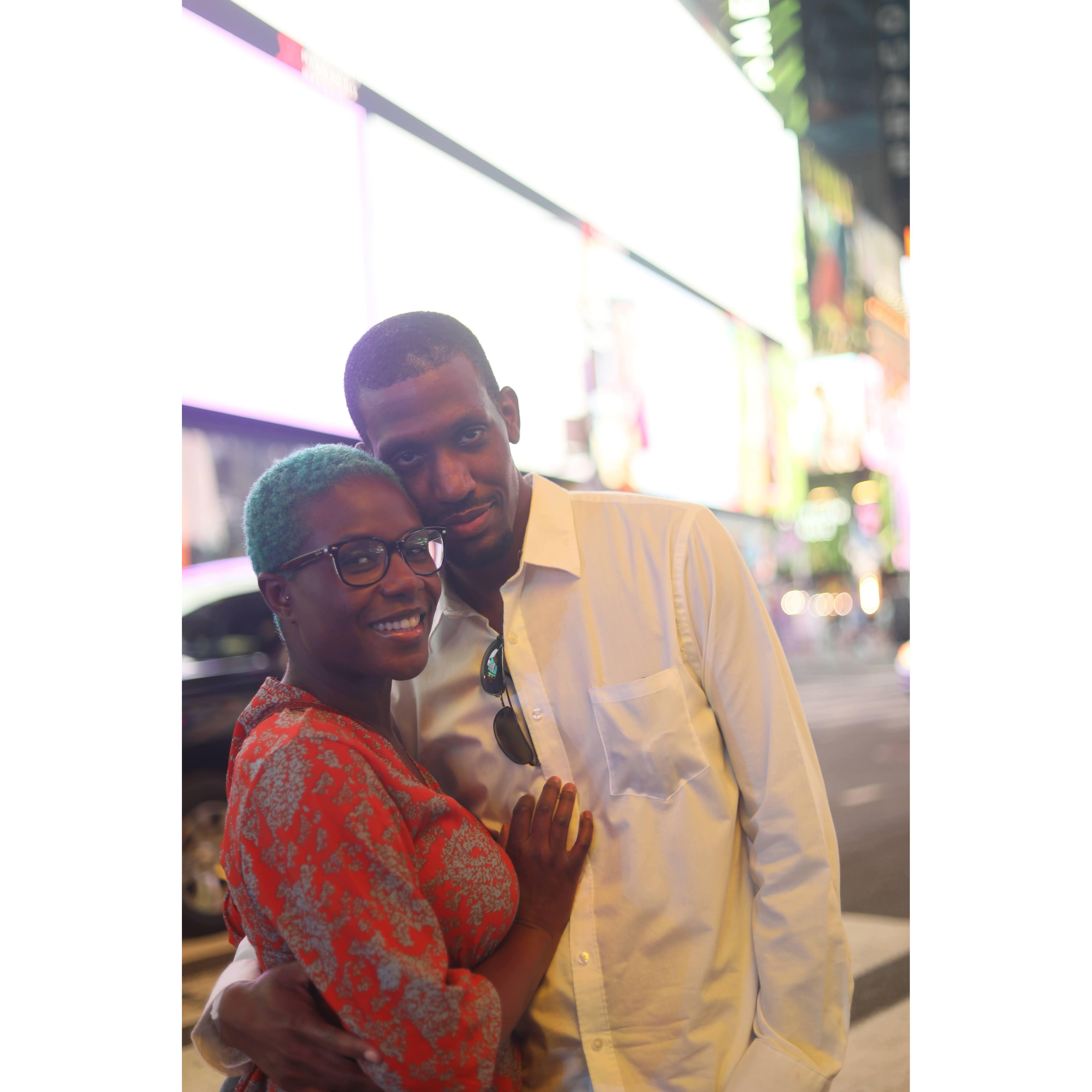 Random photoshoot in Time Square