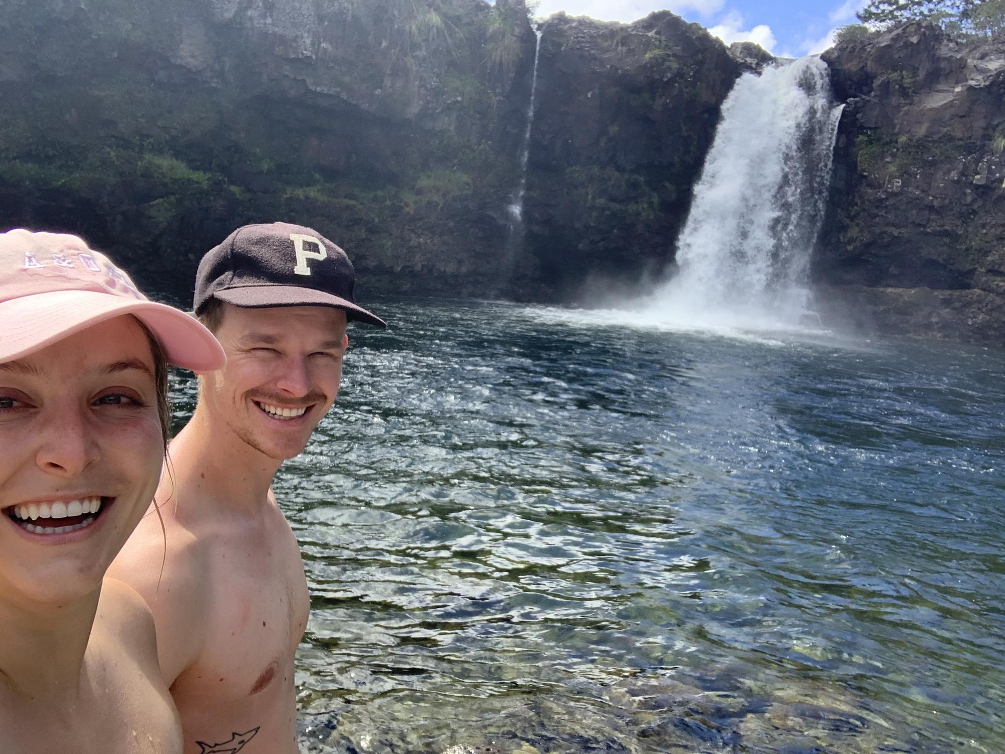 Waterfall all to ourselves