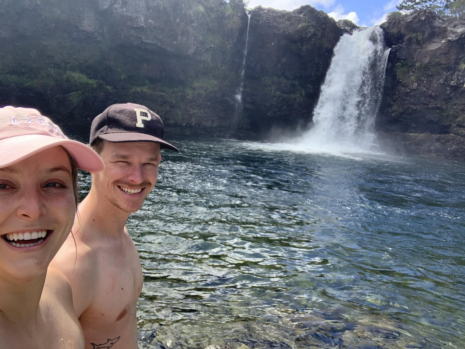 Waterfall all to ourselves