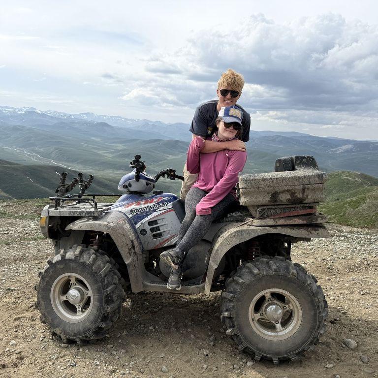 Cooper, my parents, my uncle Jake and aunt Heather all went out 4 wheeling together. It was a beautiful day, we had a great time together!