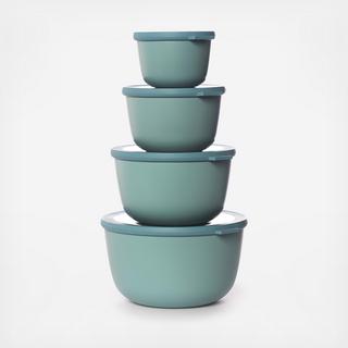 Cirqula Tall 8-Piece Storage Bowl Set