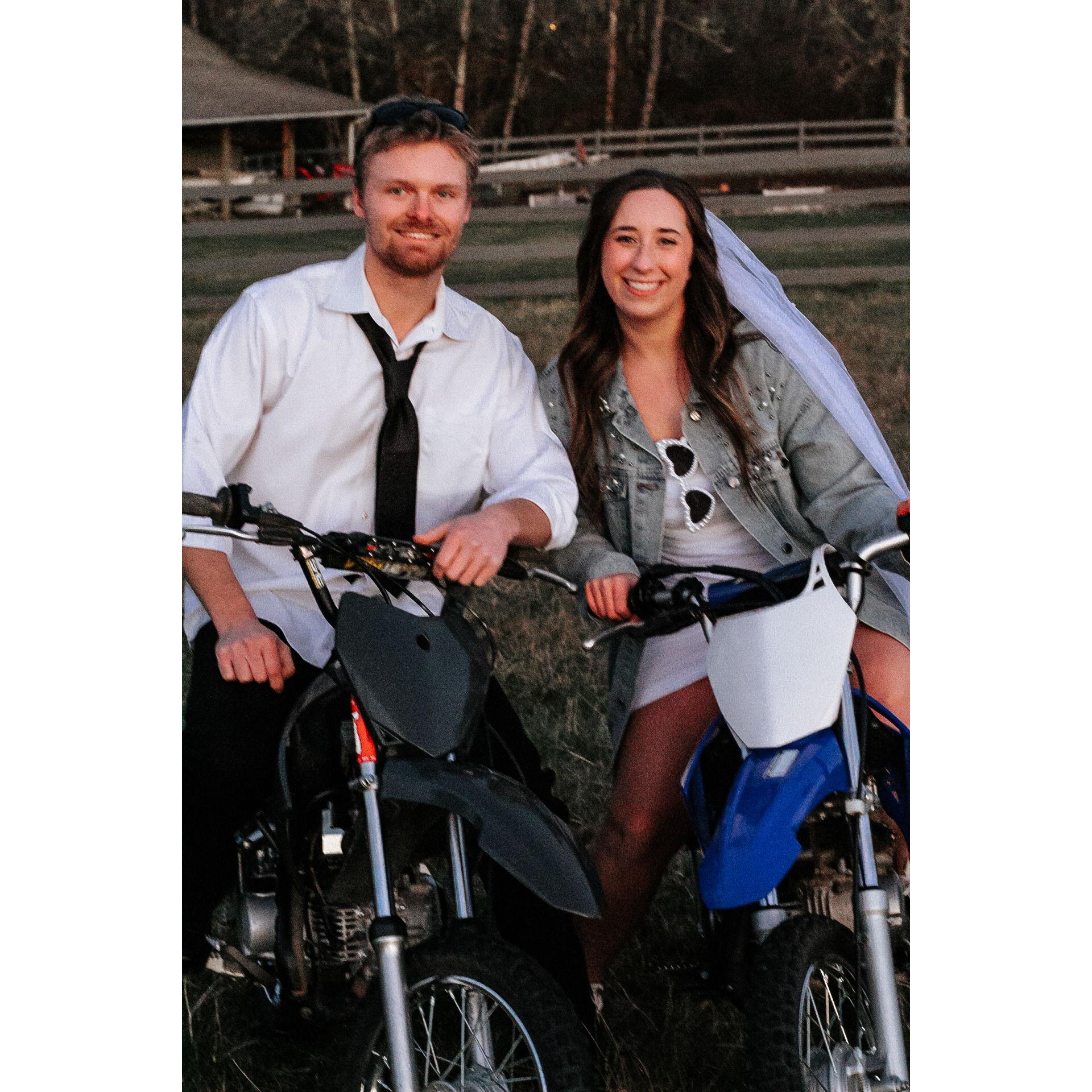 "Save the date" photoshoot