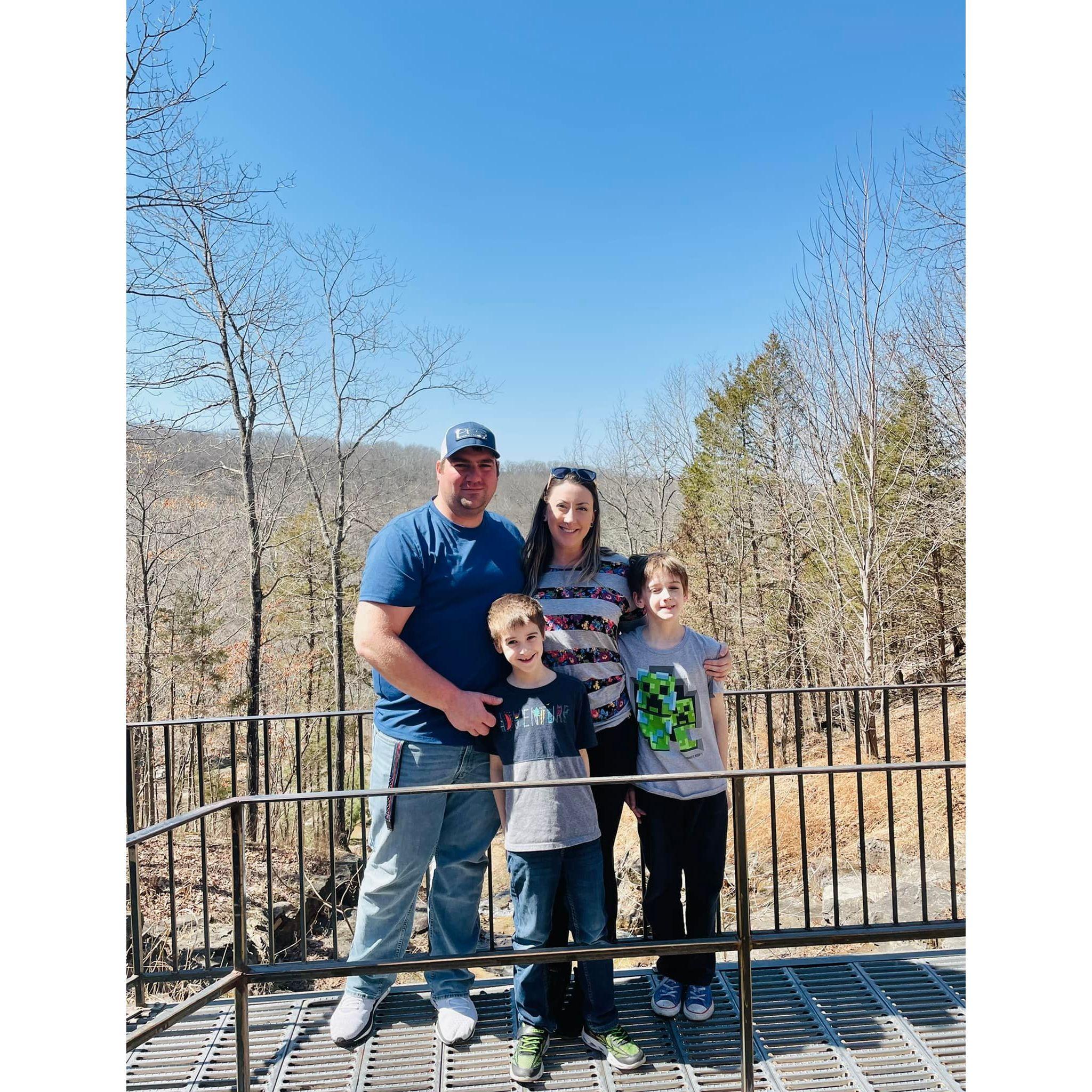 A very nice stranger snapped this picture of everyone.