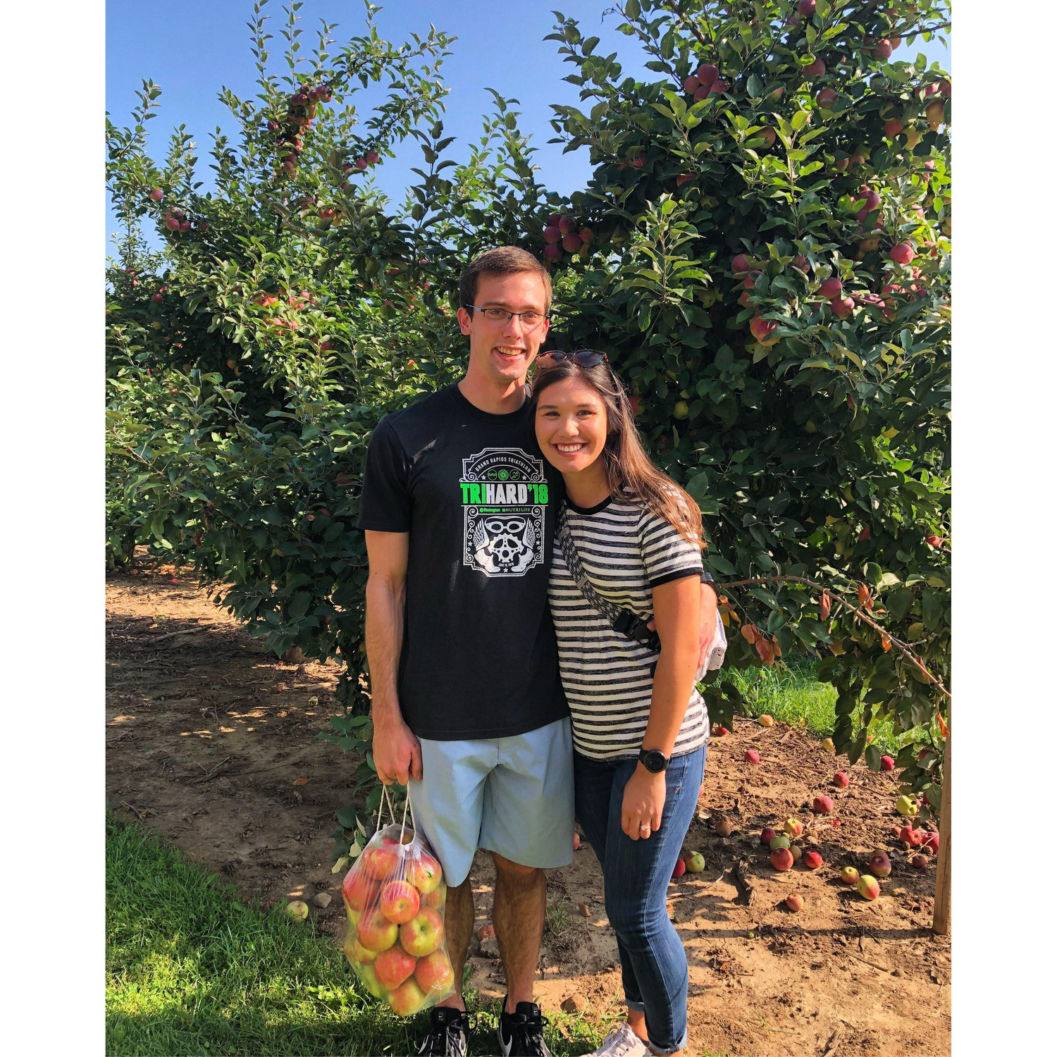 Apple picking, cider donuts, and pumpkin patches are some of Zach and Julia's favorite things. Zach is an expert apple picker since he can jump high enough to get the really big Honeycrisp!