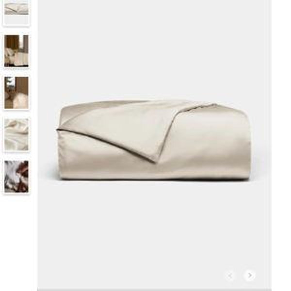 King Size Bamboo Duvet Cover- Oat