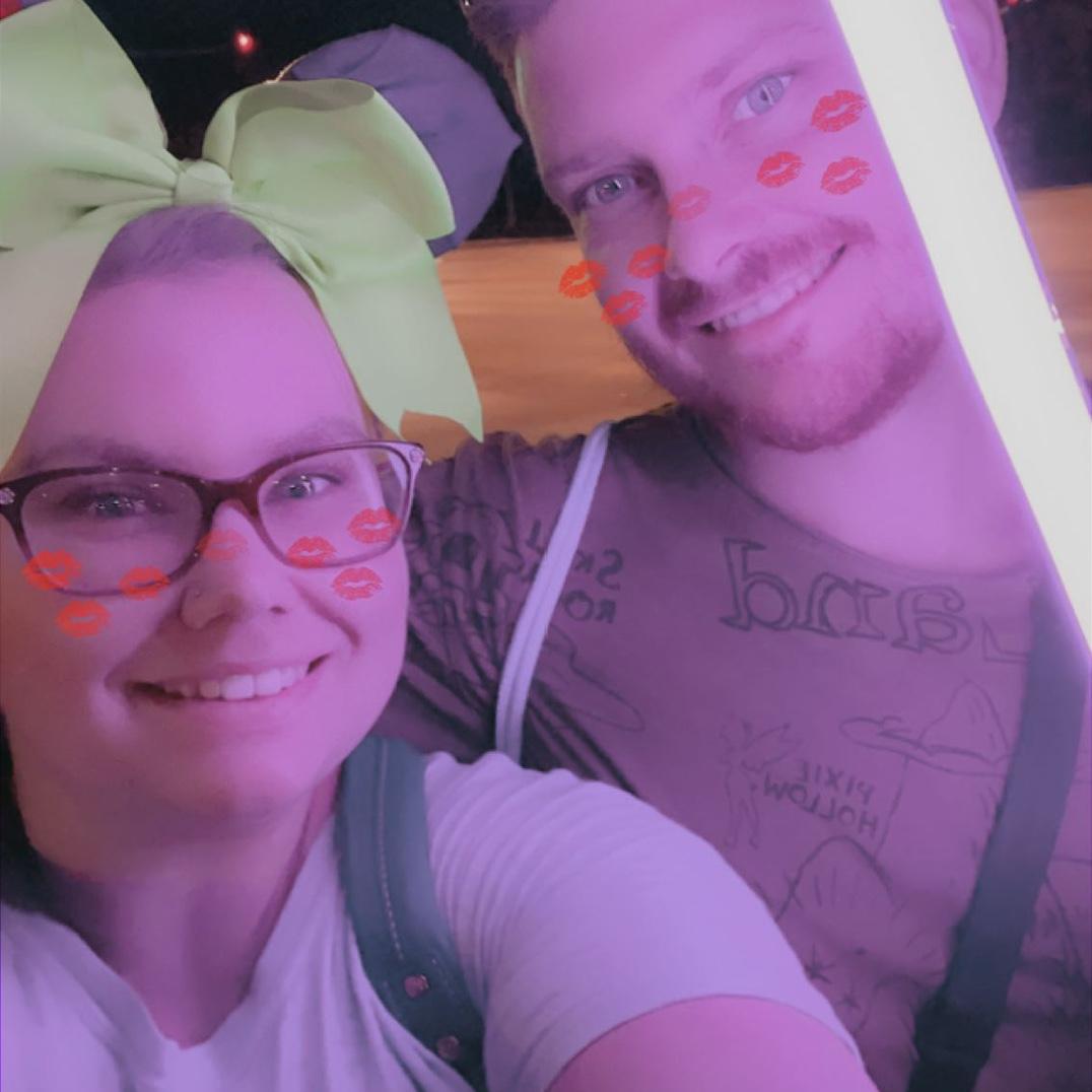 First trip to Disneyland together, Kevin made his own lightsaber. September 2021