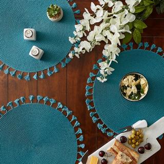 Fringe Round Placemat, Set of 6
