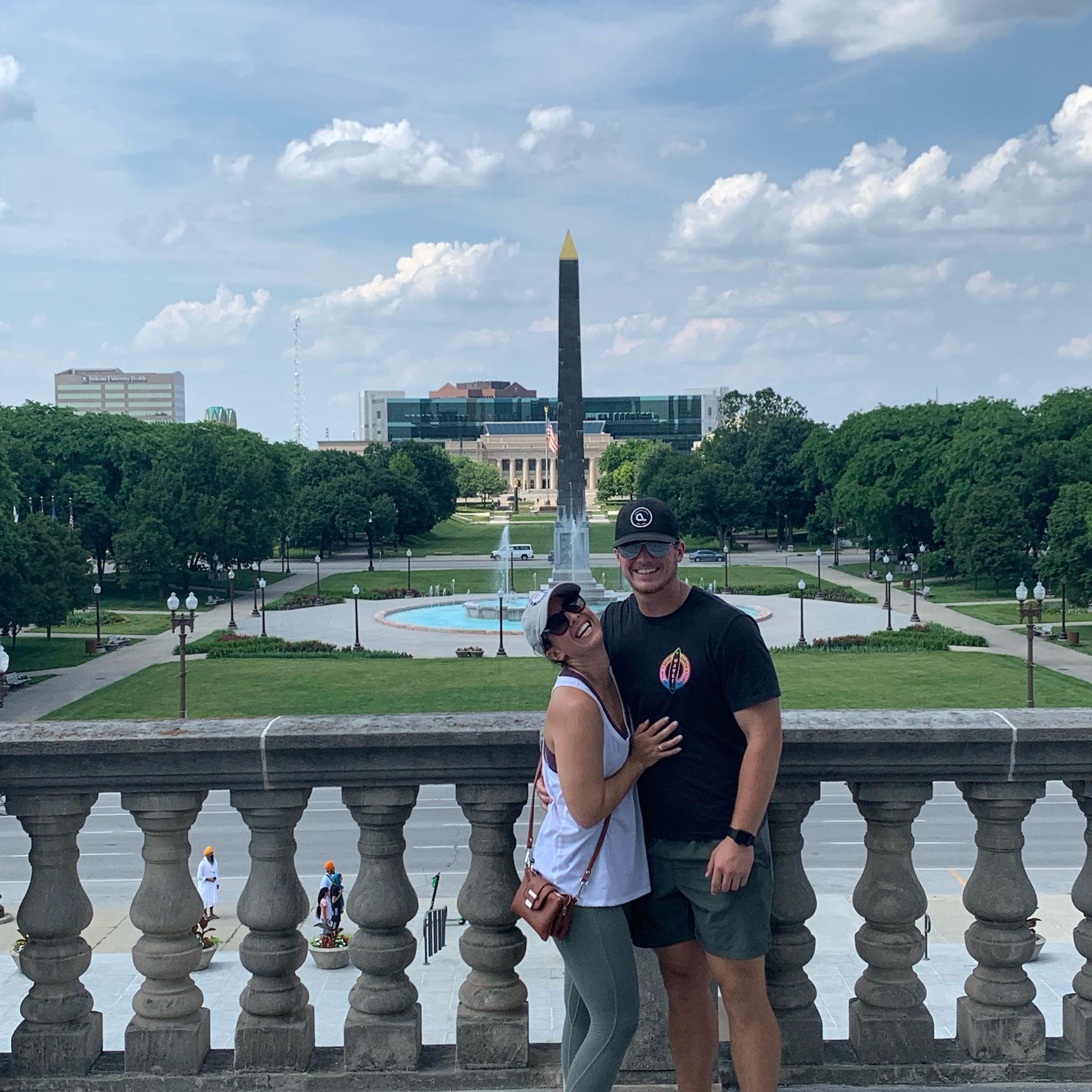 One of the first adventures we had in Indy.