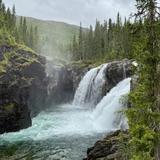 Rjukandefoss Waterfall