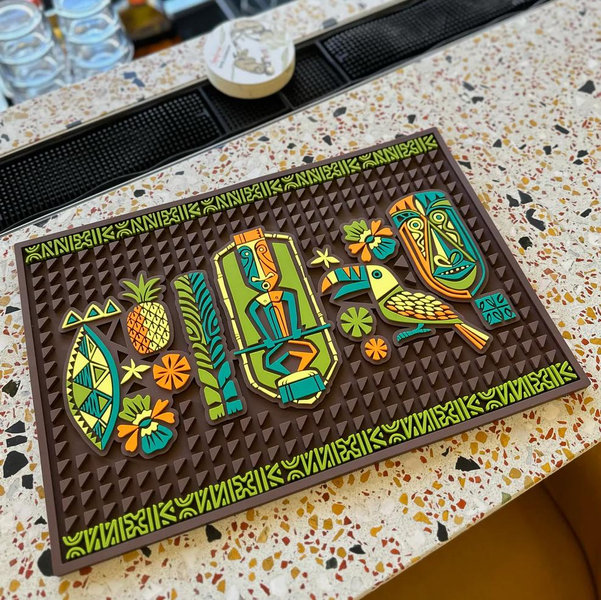 'Gateway to Tiki' Bar Mat